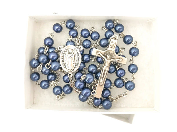 Our Lady of Guadalupe Silver Catholic Rosary