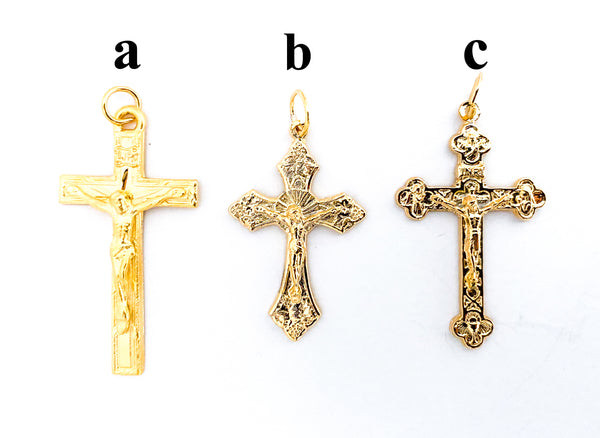 St Benedict Medal Gold Catholic Rosary