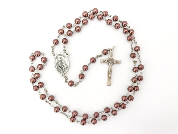 St Joseph Silver Catholic Rosary